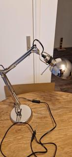 Chrome Ikea bureaulamp verstelbaar, Ophalen, Zo goed als nieuw, Minder dan 50 cm