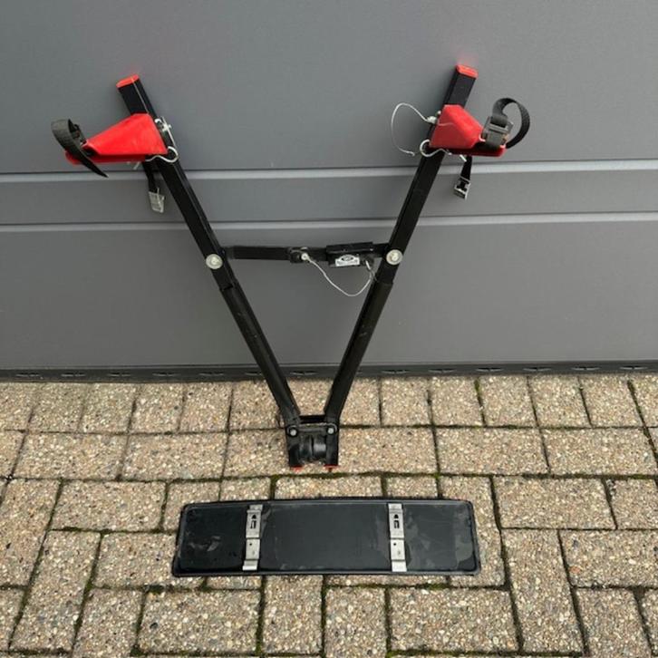 Inklapbare snelmontage trekhaak fietsdrager, Auto diversen, Fietsendragers, Gebruikt, Trekhaakdrager, 1 fiets, Ophalen of Verzenden
