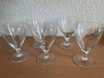 VIJF GROTE WIJNGLAZEN, Ophalen of Verzenden