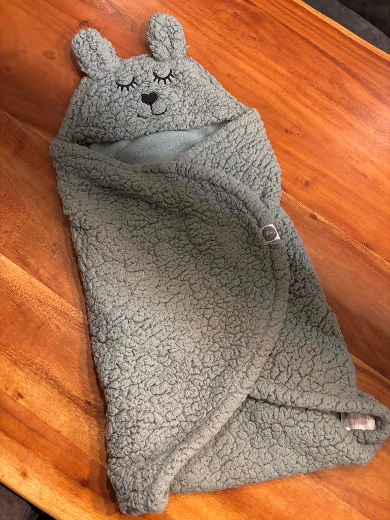 Jollein omslagdoek teddy groen - zo goed als nieuw, Kinderen en Baby's, Ophalen of Verzenden, Zo goed als nieuw, Overige typen