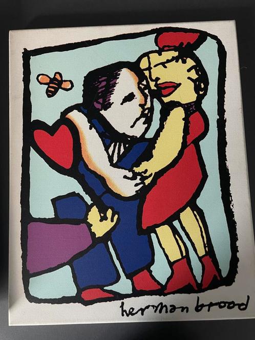 Drieluik Herman Brood schilderijen, Antiek en Kunst, Kunst | Schilderijen | Modern, Ophalen
