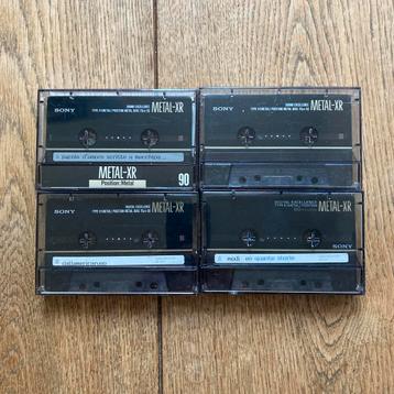 4x Sony Metal-XR 90 minuten Type IV beschikbaar voor biedingen
