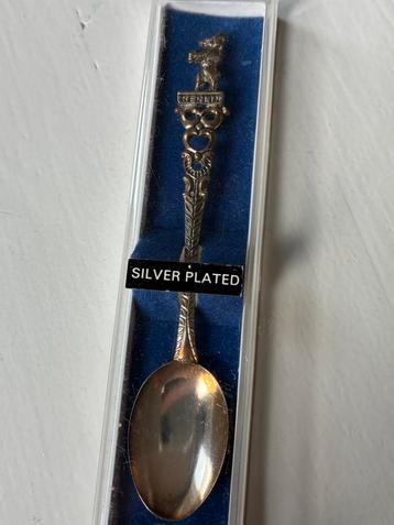 Lepeltje Berlijn verzilverd vintage Beertje beschikbaar voor biedingen