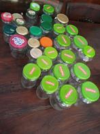 30 glazen potten met deksel., Ophalen, Zo goed als nieuw, Materiaal