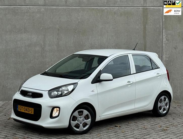 Kia Picanto 1.0 CVVT 5-DRS 2015 Wit AIRCO|NAP|2E EIGENAAR, Auto's, Kia, Bedrijf, Te koop, Picanto, ABS, Airbags, Airconditioning