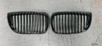 Nieren set Grille  met chroomraam en zwarte strepen BMW E81, Gebruikt, -, -, Ophalen of Verzenden