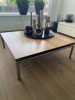 Bert Plantagie salontafel (1.00 x 1.00) notenhout (geolied), Ophalen, Overige materialen, Gebruikt, 100 tot 150 cm