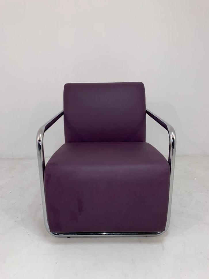 May fauteuils gebruikt, paars, €125 , ex pst (5 stuks), Huis en Inrichting, Fauteuils