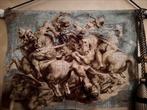 Wandtapijt GOBELIN BATTLE OF ANGHIARI 92x63cm, Ophalen of Verzenden