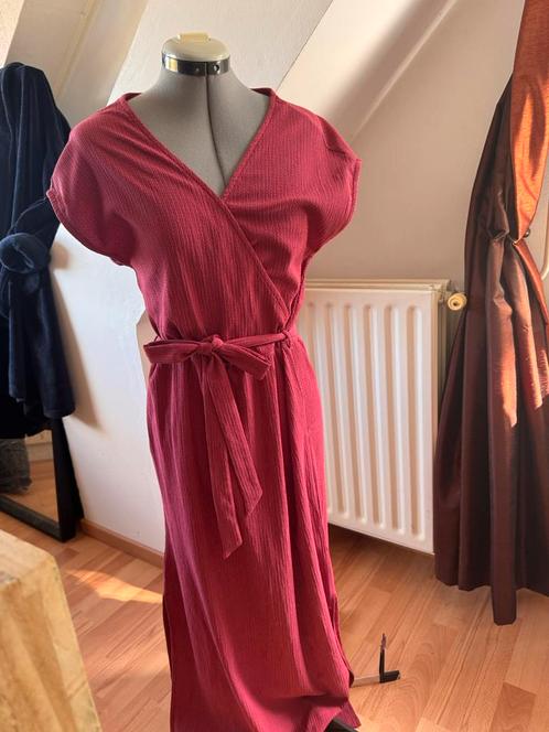 Bien Blue wikkeljurk XL, Kleding | Dames, Gelegenheidskleding, Nieuw, Cocktailjurk, Maat 46/48 (XL) of groter, Rood, Ophalen of Verzenden