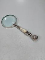 Vintage Verzilverd Vergrootglas met Parelmoer, Ophalen of Verzenden