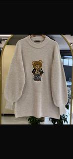 Mooie trui met teddy applicatie - Nieuw!, Kleding | Dames, Truien en Vesten, Ophalen of Verzenden, Nieuw, Beige