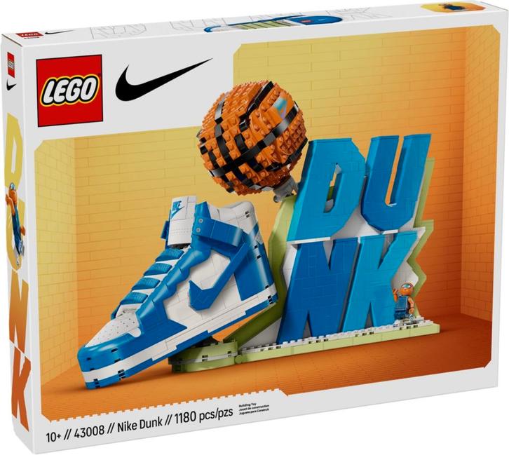 LEGO Nike Dunk x LEGO Set 43008 Nieuw, Kinderen en Baby's, Speelgoed | Duplo en Lego, Nieuw, Duplo, Ophalen of Verzenden
