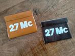 27mc 27 mc radio tv vintage knip portemonnee RARE retro, Verzamelen, Tv, Ophalen of Verzenden, Zo goed als nieuw