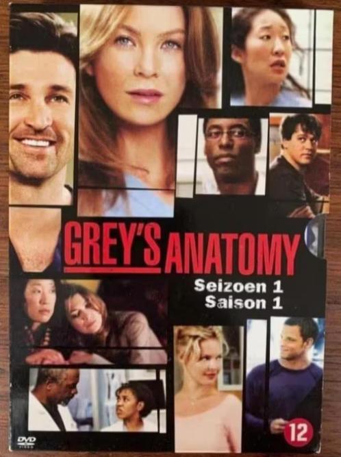 2-DVD Grey's Anatomy; seizoen 1; bekende serie dokters, Cd's en Dvd's, Dvd's | Tv en Series, Zo goed als nieuw, Drama, Boxset