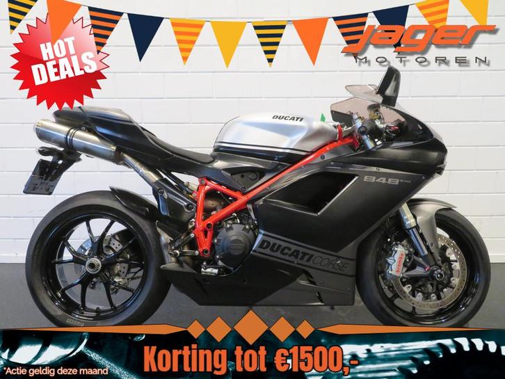 Ducati 848 EVO CORSE SE SUPER FRAAI! (bj 2014), Motoren, Motoren | Ducati, Bedrijf, Super Sport