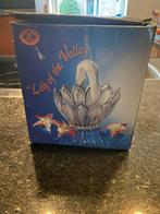 Glazen mandje 'Lily of the Valley', Huis en Inrichting, Woonaccessoires | Schalen en Manden, Mand, Ophalen of Verzenden, Overige vormen