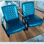 Blauwe industriële stoelen, Huis en Inrichting, Stoelen, Ophalen of Verzenden