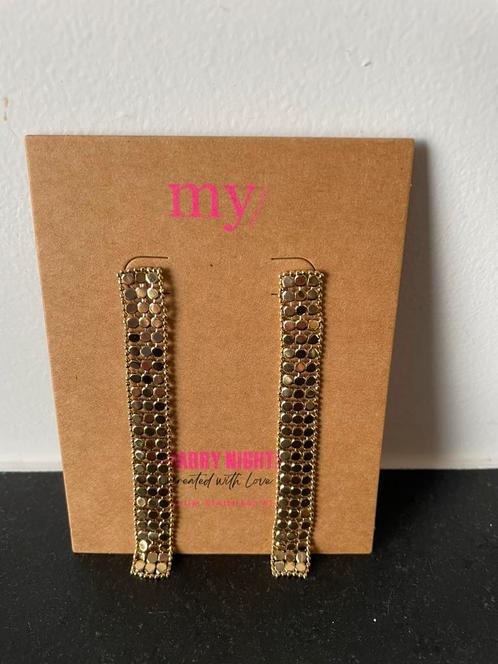 My Jewellery oorbellen met coins goudkleurig NIEUW, Sieraden, Tassen en Uiterlijk, Oorbellen, Nieuw, Overige materialen, Goud