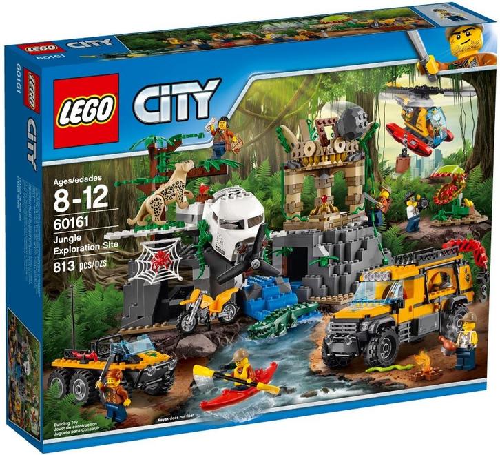 60161 - City: Jungle Exploration Site, Kinderen en Baby's, Speelgoed | Duplo en Lego, Nieuw, Lego, Complete set, Verzenden