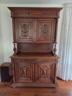 Antieke kast, buffetkast, mechelse kast 2 delig, Antiek en Kunst, Ophalen