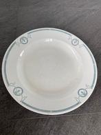 Grote schaal Petrus Regout Empire groen diameter 37,5 cm, Antiek en Kunst, Antiek | Servies los, Ophalen of Verzenden