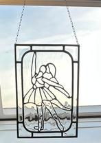 glas in lood raamhanger ballet danser /danseres - blank glas, Antiek en Kunst, Ophalen