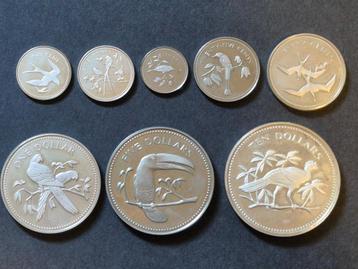 Belize 1974 Jaarset "Avifauna Great Birds" Compleet Zilver beschikbaar voor biedingen