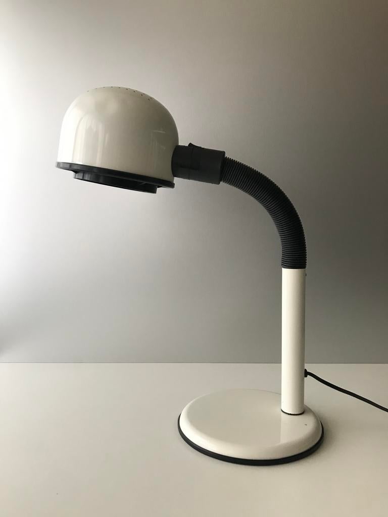 Alda desk lamp 70s Sweden silence of the lamps, Gebruikt, Mid century modern vintage design, Ophalen of Verzenden, Metaal