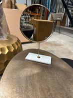 Light & Living - Spiegel RIESCO - Wit, Huis en Inrichting, Woonaccessoires | Spiegels, Minder dan 50 cm, Rond, Zo goed als nieuw