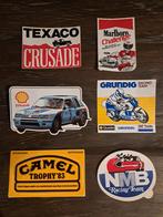 Vintage Stickers - Texaco, Marlboro, Shell, Camel, Ophalen of Verzenden