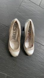 Zilverkleurige pumps maat 40, Ophalen of Verzenden, Zo goed als nieuw, Overige kleuren