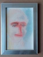 Abstract Pastel Tekening Ingelijst, Antiek en Kunst, Verzenden
