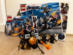 Lego Marvel Captain America 76123 set Compleet incl doos, Ophalen of Verzenden, Zo goed als nieuw, Complete set, Lego