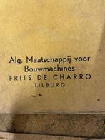 Frits de Charro beton machines Tilburg, Ophalen of Verzenden, Gelezen, Overige merken