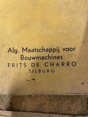 Frits de Charro beton machines Tilburg beschikbaar voor biedingen
