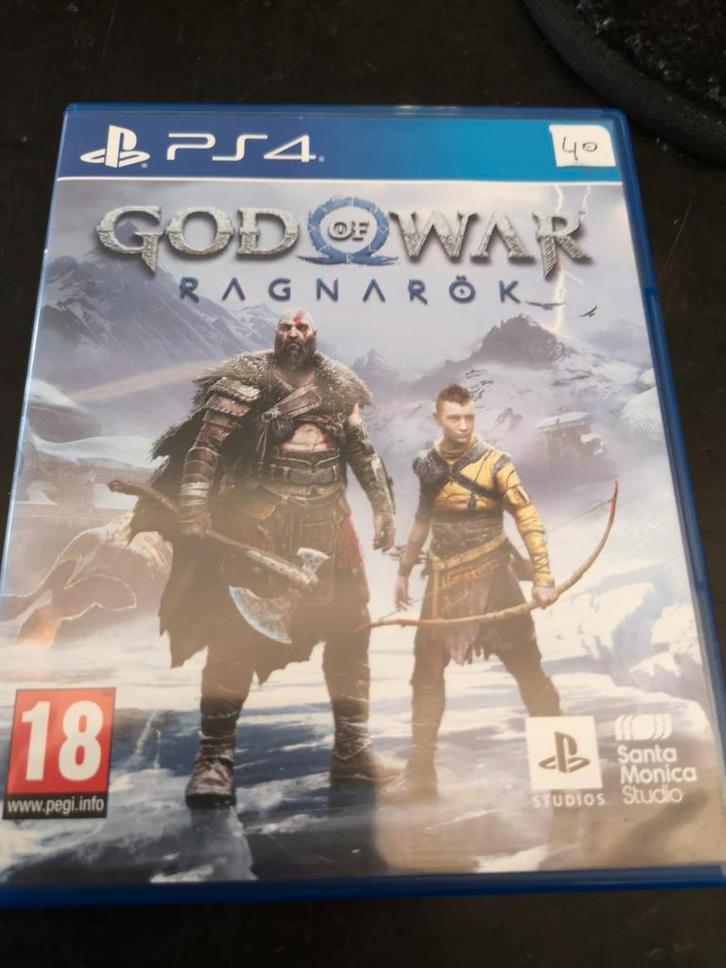God of War Ragnarök PS4, Spelcomputers en Games, Games | Sony PlayStation 4, Gebruikt, Avontuur en Actie, 1 speler, Vanaf 18 jaar
