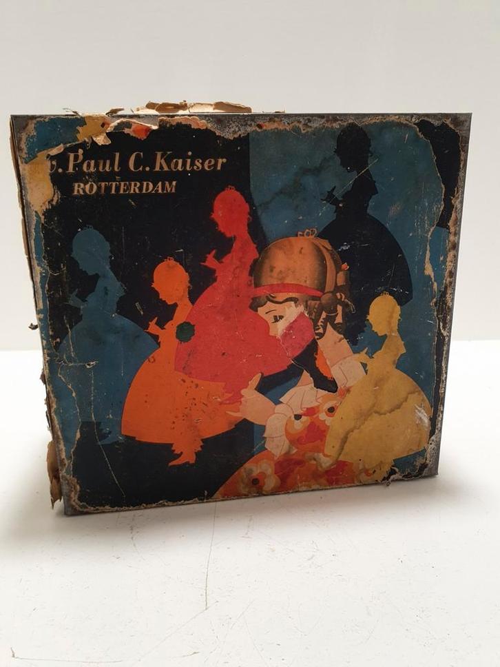 Vintage winkelblik - Paul C. Kaiser Rotterdam, Antiek en Kunst, Antiek | Keukenbenodigdheden, Ophalen of Verzenden