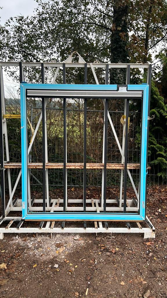 (165) Nieuw raamkozijn kunststof met ducutop, Doe-het-zelf en Verbouw, Kozijnen en Schuifpuien, Nieuw, Raamkozijn, Kunststof, 150 tot 225 cm