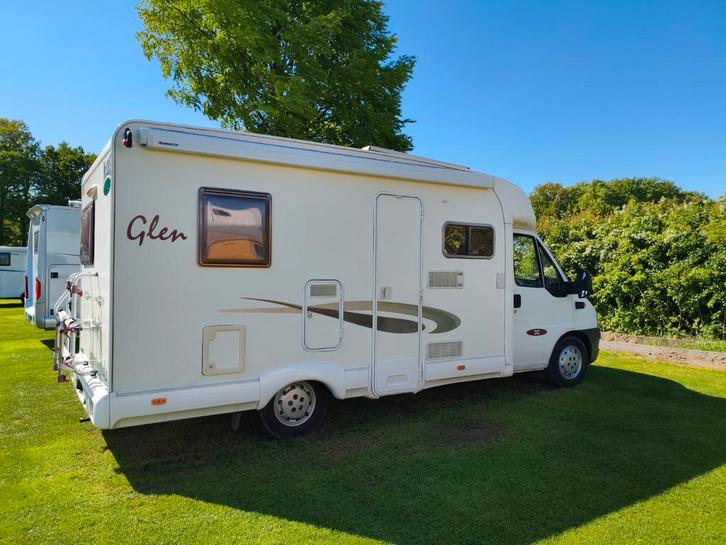 Camper Mc louis Glen 262 FiatDucato met unieke nap km stand, Caravans en Kamperen, Campers, Particulier, tot en met 4, Half-integraal