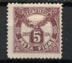 Italië Fiume 1919 vogel arend met plakker, Verzenden