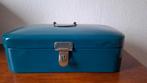 Vintage petrol emaille broodtrommel, Antiek en Kunst, Ophalen of Verzenden