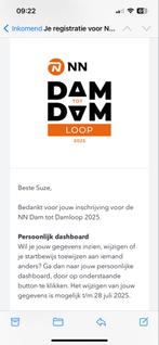 Dam tot dam loop 10 engelse mijl, Tickets en Kaartjes, Eén persoon, September