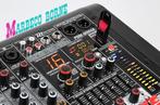 Mengpaneel, 8-Kanalen Studio Mixer met Versterker, PDM-M804A, Info@marbeco.nl, Power Dynamics, Nieuw, Overige instrumenten