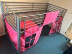 Halfhoogslaper met hutje - Snel weg!, Kinderen en Baby's, Kinderkamer | Stapelbedden en Hoogslapers, Ophalen, Gebruikt, Halfhoogslaper