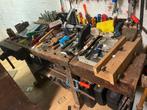antieke werkbank, Doe-het-zelf en Verbouw, Werkbanken, Ophalen, Gebruikt, Bankschroef