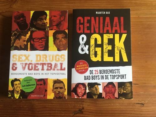 sportboeken- Sex, drugs & voetbal en Geniaal & Gek, Boeken, Sportboeken, Zo goed als nieuw, Balsport, Ophalen of Verzenden