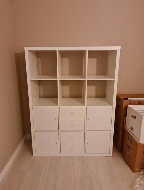 Ikea Kallax kast - wit - 12 vakken, Huis en Inrichting, Kasten | Wandmeubels, Zo goed als nieuw, Minder dan 150 cm, 25 tot 50 cm