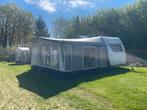 Dethleffs Camper 440 DB 2002 met zgan Brand Topas 350 tent, Caravans en Kamperen, Treinzit, Particulier, Tot en met 4, Kachel