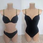 Nieuw marie jo tom set bh 75c slip 38s setprijs €75 body, ., Zwart, Ophalen of Verzenden, BH